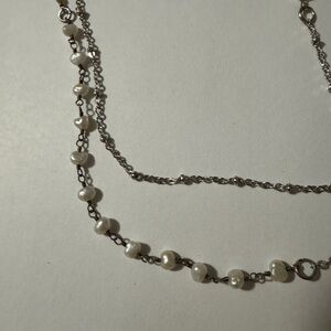 Elegant White Pearl Necklace